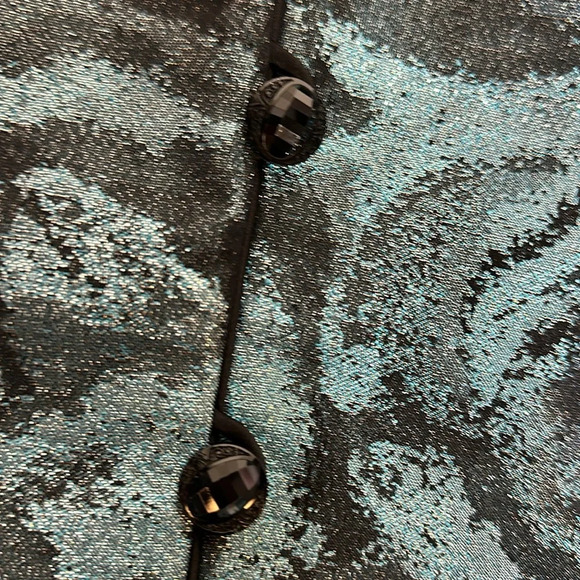 Kasper Metallic Evening Jacket Sz 14 - Picture 9 of 10